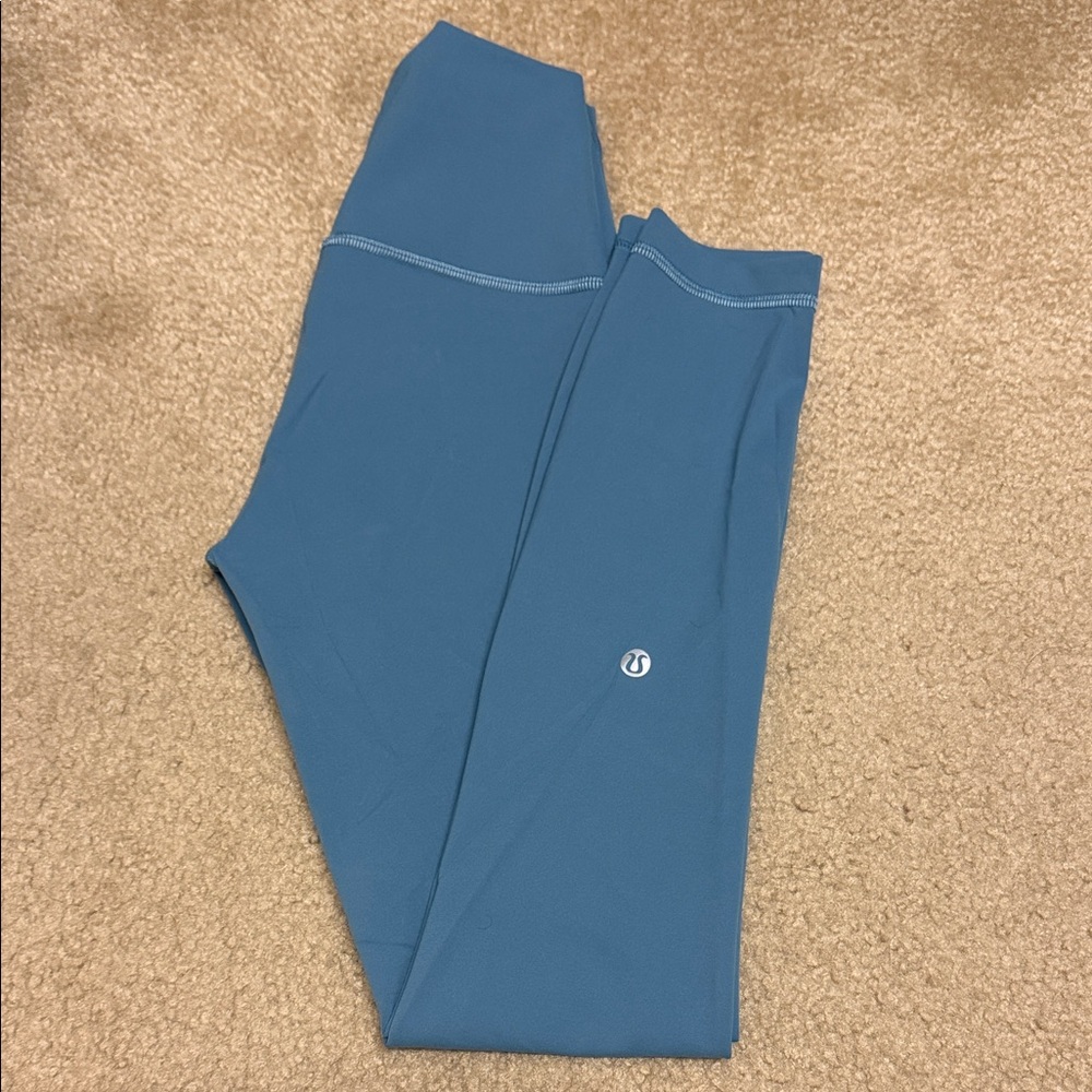 Lululemon Wundertrain Blue Leggings